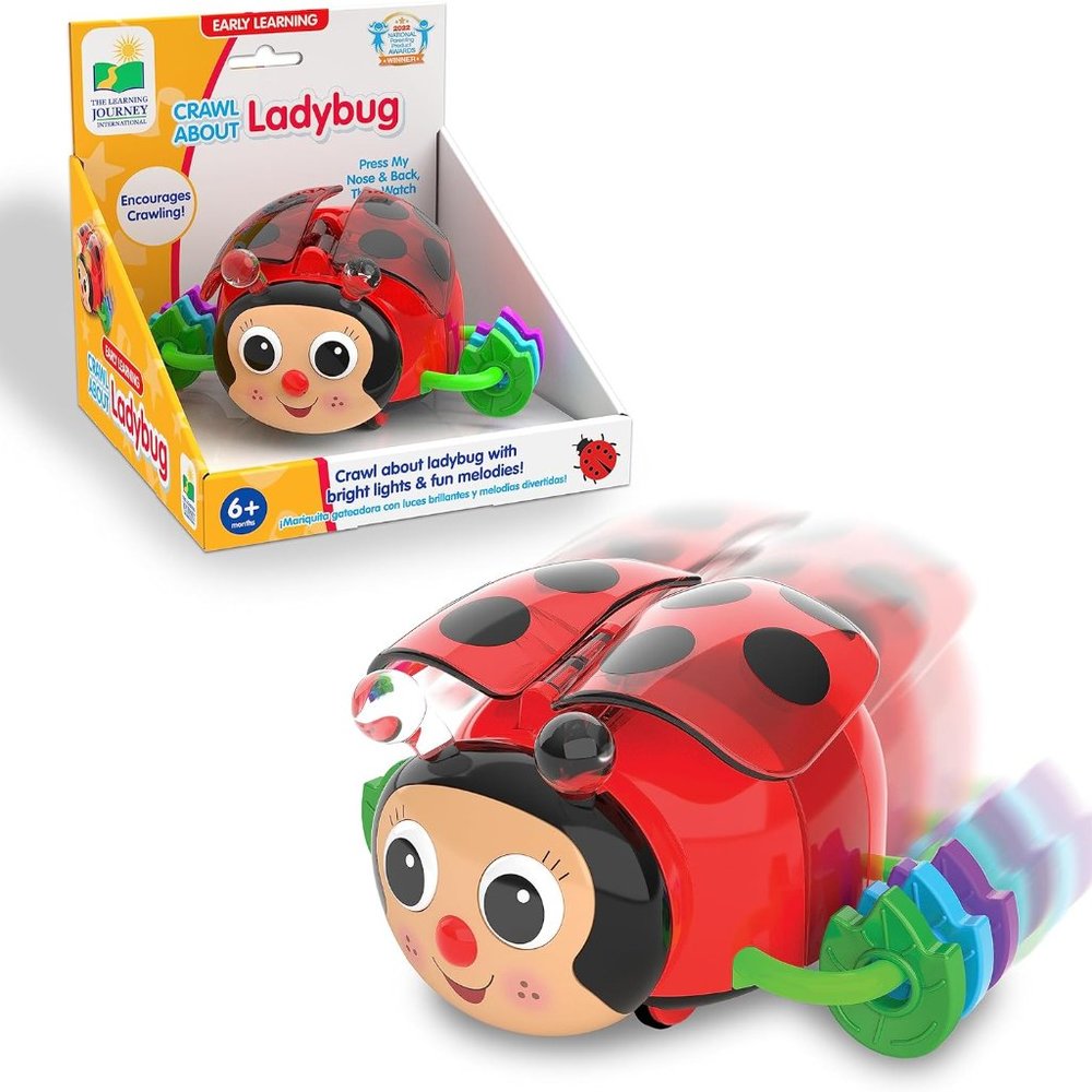 NEW: Early Learning Crawl about Ladybug Lights Up￼ With Fun Melodies